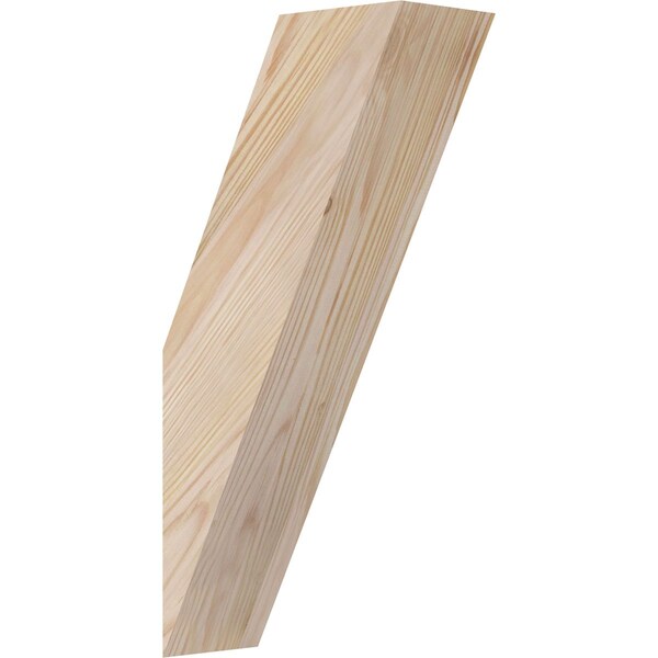 Ekena Millwork 3 1/2"W x 8"D x 16"H Traditional Smooth Knee Brace, Douglas Fir BRC04X08X16TRA00SDF - main
